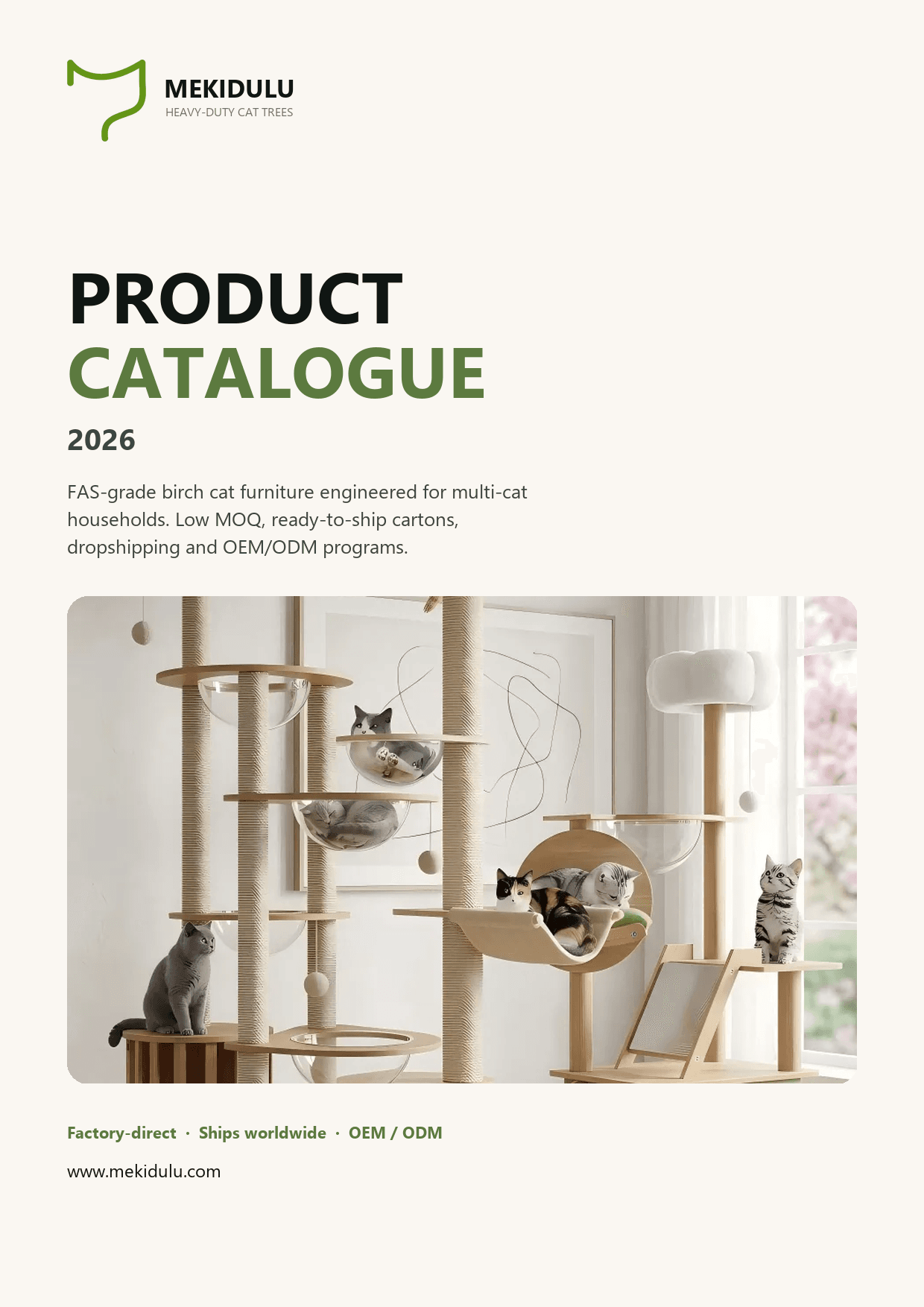 Mekidulu 2026 product catalogue cover